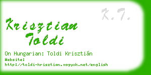 krisztian toldi business card